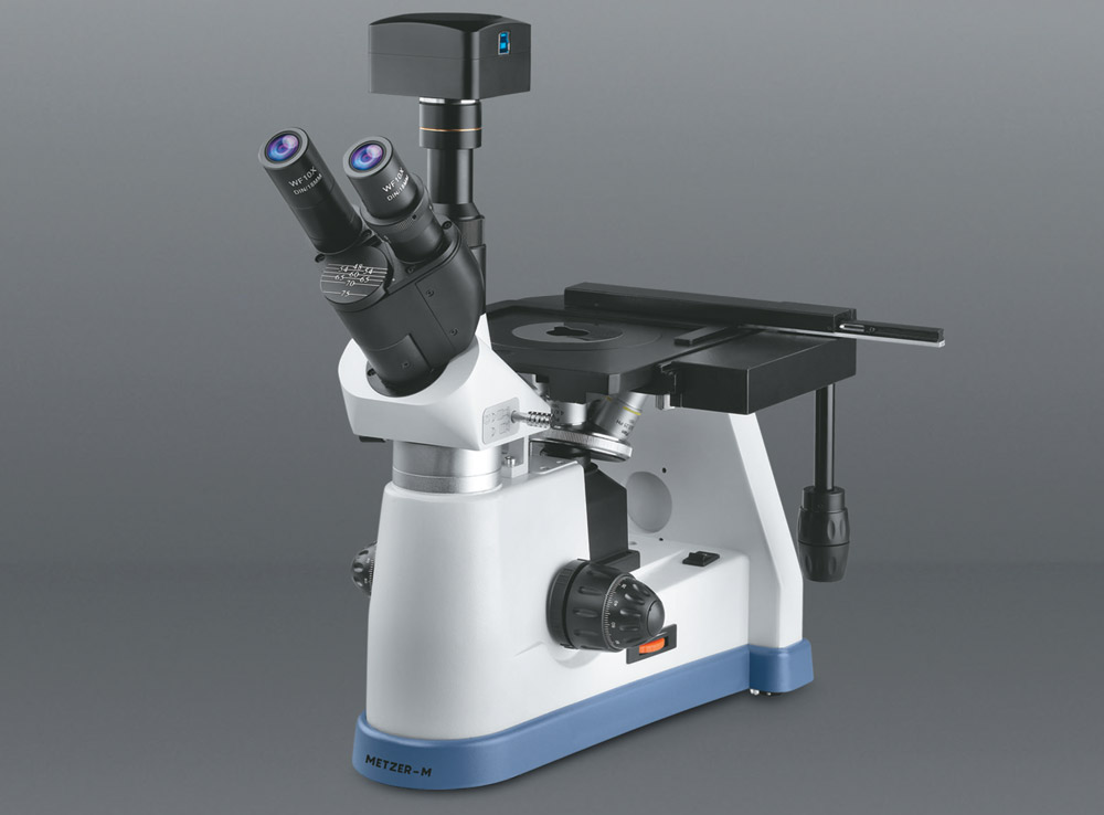 ADVANCED CO - AXIAL INVERTED TRINOCULAR METALLURGICAL MICROSCOPE VISION PLUS - 5000 ITM (ELITE)