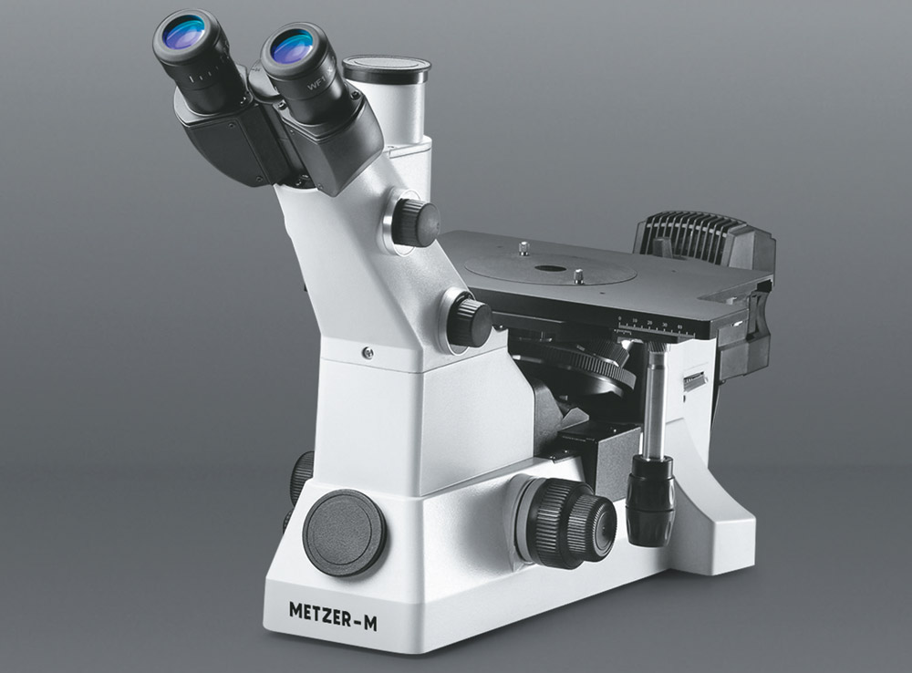 ADVANCED CO - AXIAL INVERTED TRINOCULAR METALLURGICAL MICROSCOPE VISION PLUS - 5000 ITM (STAR)