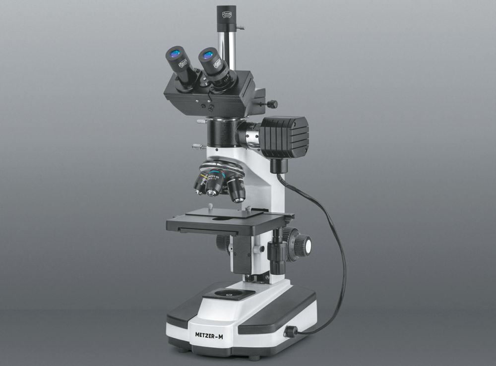 CO-AXIAL TRINOCULAR RESEARCH METALLURGICAL MICROSCOPE VISION PLUS - 5000 TMM